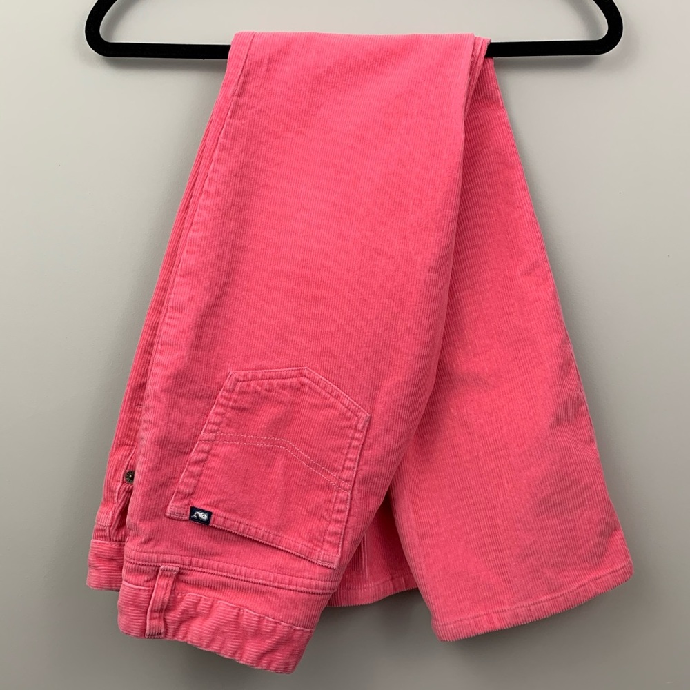 Vineyard Vines corduroy pants- pink